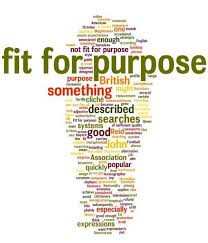 Ejemplo de cosas que pueden ser fit for purpose.